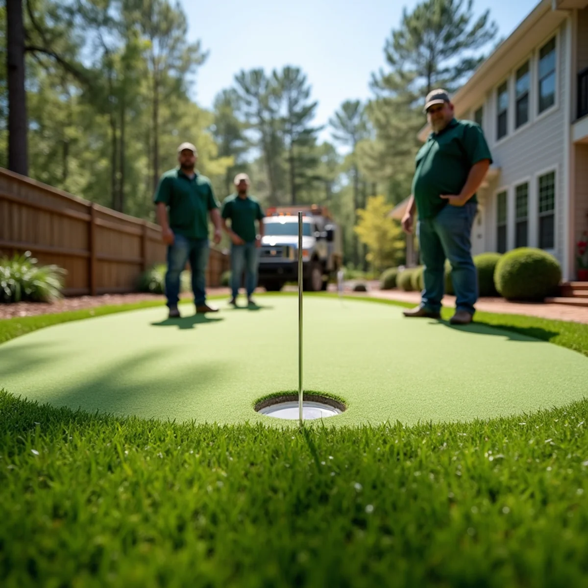 Artificial Turf & Putting Green Installation in Deatsville, AL by Truvian Lawn Care