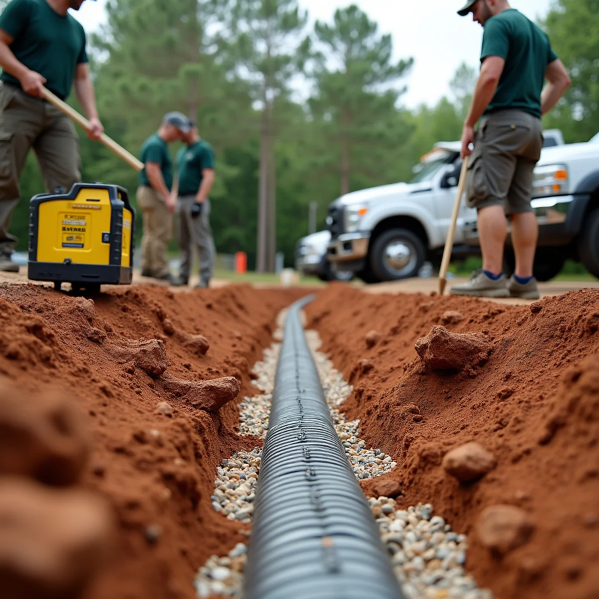 French Drain & Catch Basin Systems in Deatsville, AL by Truvian Lawn Care