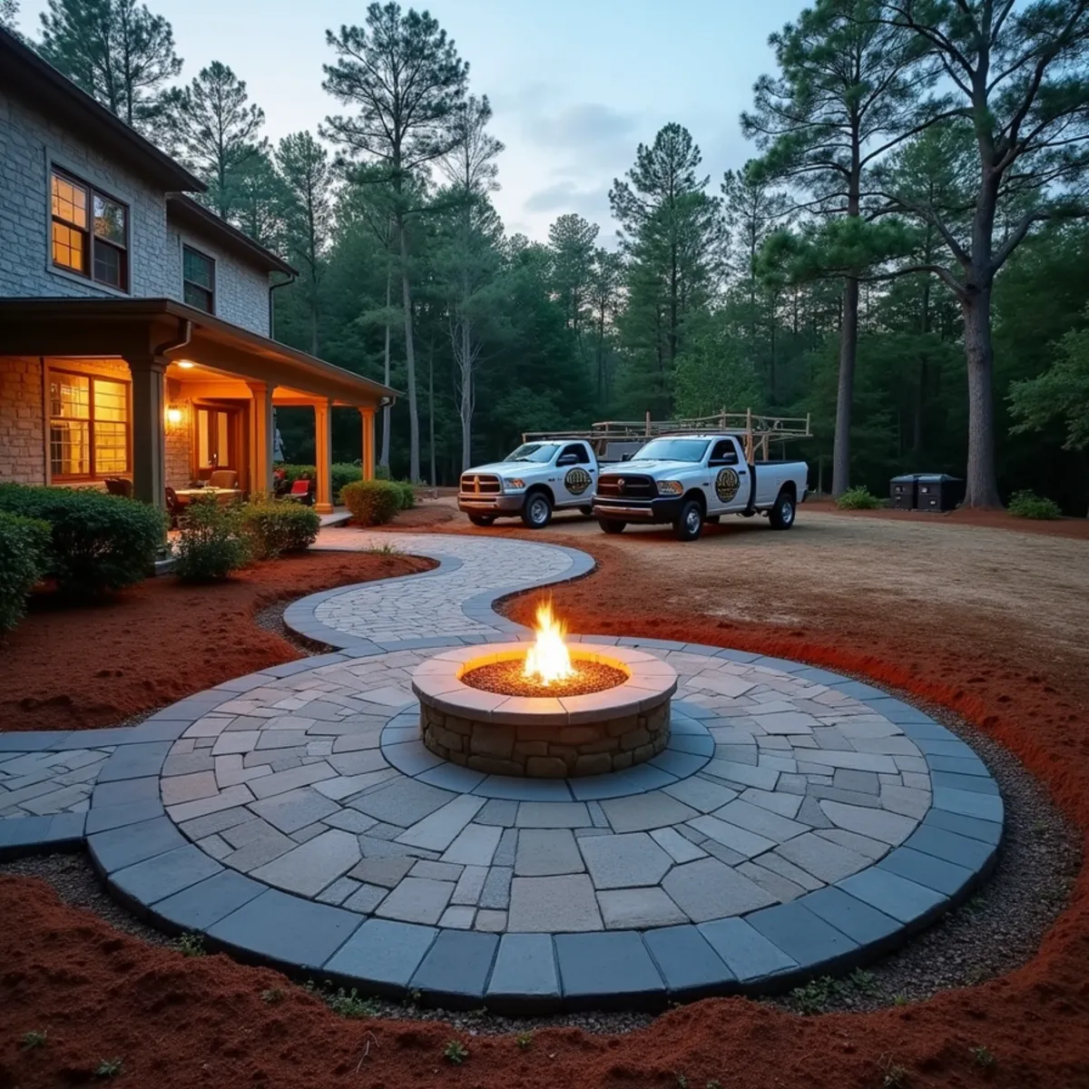 Paver Patio & Walkway Installation in Deatsville, AL by Truvian Lawn Care