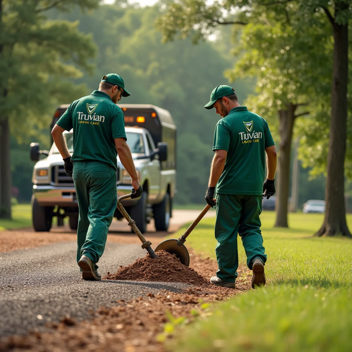 Landscaping services in Marbury, AL by Truvian Lawn Care